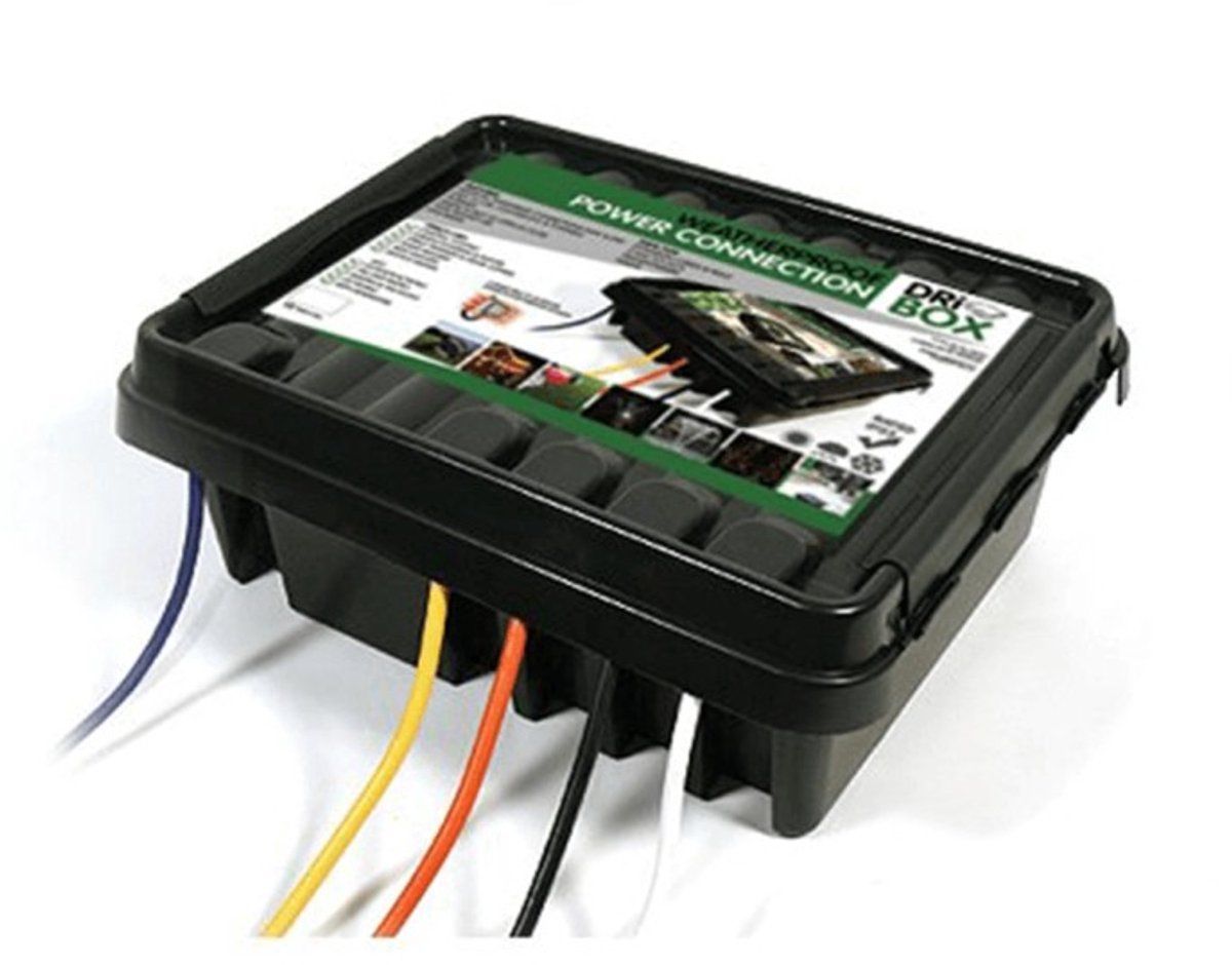 Waterdichte behuizing Dribox voor adapter en controller - Houdt apparatuur droog