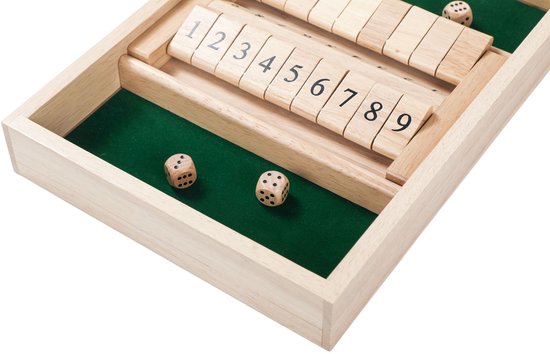 Shut the box dubbel, 34 x 24 x 4 cm
