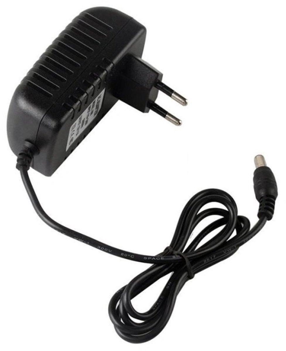 36 Watt adapter voor led strips - 24V / 1.5A - Transformator - Voeding voor led strips - Zwart