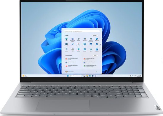 Lenovo ThinkBook 16 G8 IAL - Ultra 5-225U - 16GB - 512GB SSD - 16" 1920x1200 WUXGA - W11P - Verl. Keyb. - fingerprint - inclusief gratis Lenovo tas - Lenovo - Hoofdafbeelding
