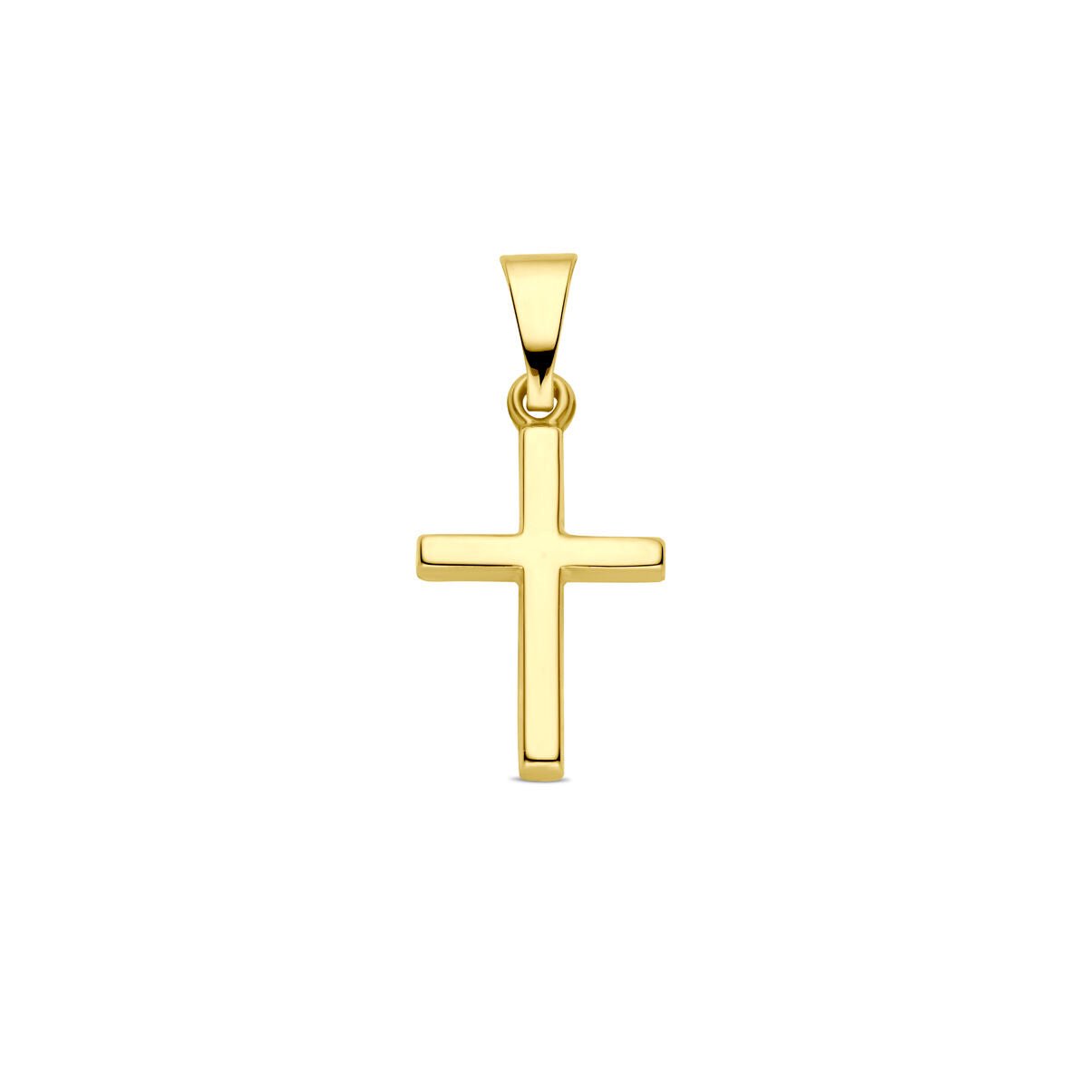 9K Geelgouden 9k hanger kruis 14,5 mm - 8000293