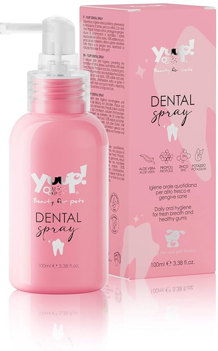 Yuup! Dental Spray – 100 ml – Spray-tandpasta voor honden en katten