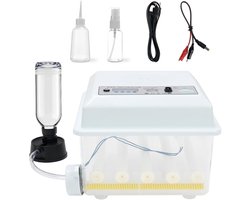 Fully Automatic Incubator - 16 Eggs - Met Automatische Eierspatel - Temperatuurregeling - Incubator voor Het Uitbroeden van Eieren van Kippen - Eenden - Ganzen - Kwartels - Pluimvee
