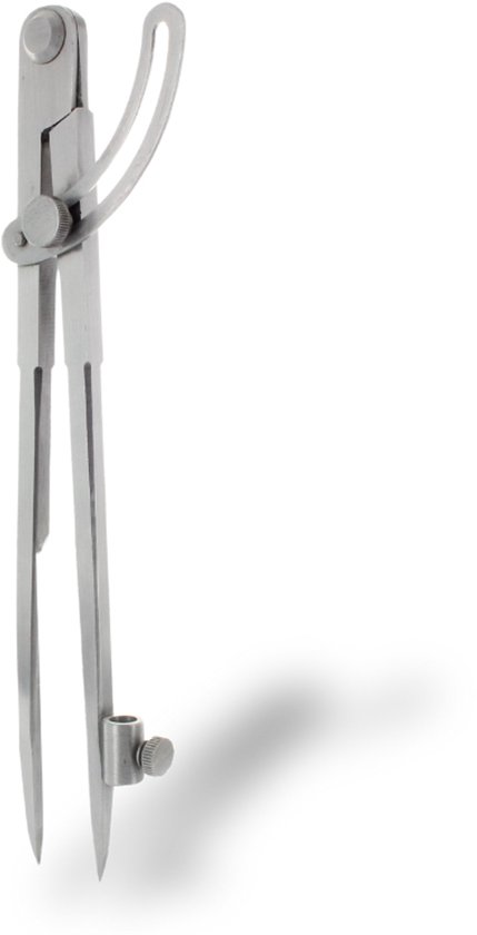 hedue® Passer 25 cm met potloodhouder – robuuste metalen passer voor ...