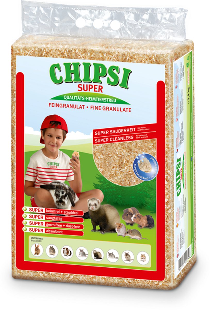 Chipsi Houtvezel Super Granulaat – 3,4 kg