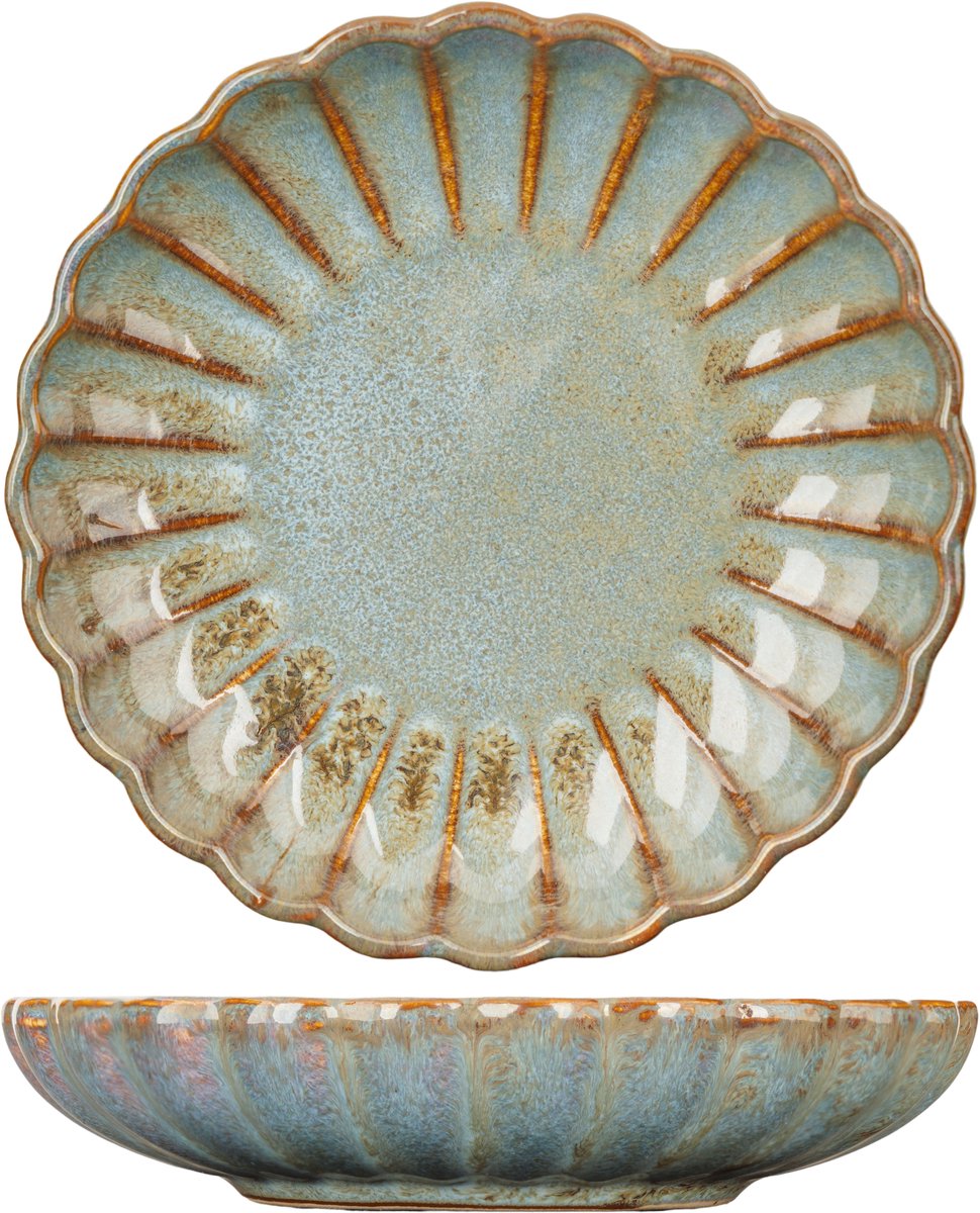 Cosy & Trendy Petitfour Bordje Astera Ocean Grijs - ø 10.5 cm