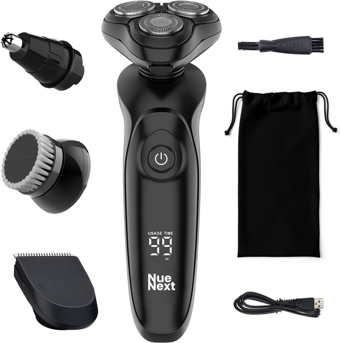 NueNext 4D Scheerapparaat met Trimmer voor Mannen - NueNext - €36,95