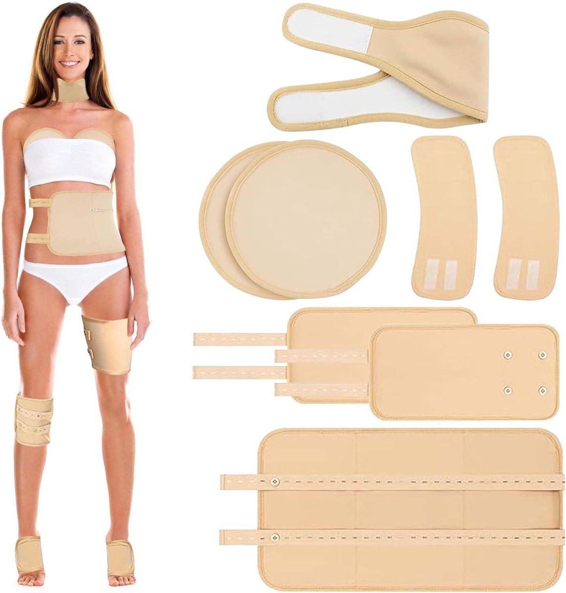 Allecto Premium - Herbruikbare Castoroliepakket Kit voor Pijnbestrijding en Bloedsomloop - 8 Stuks