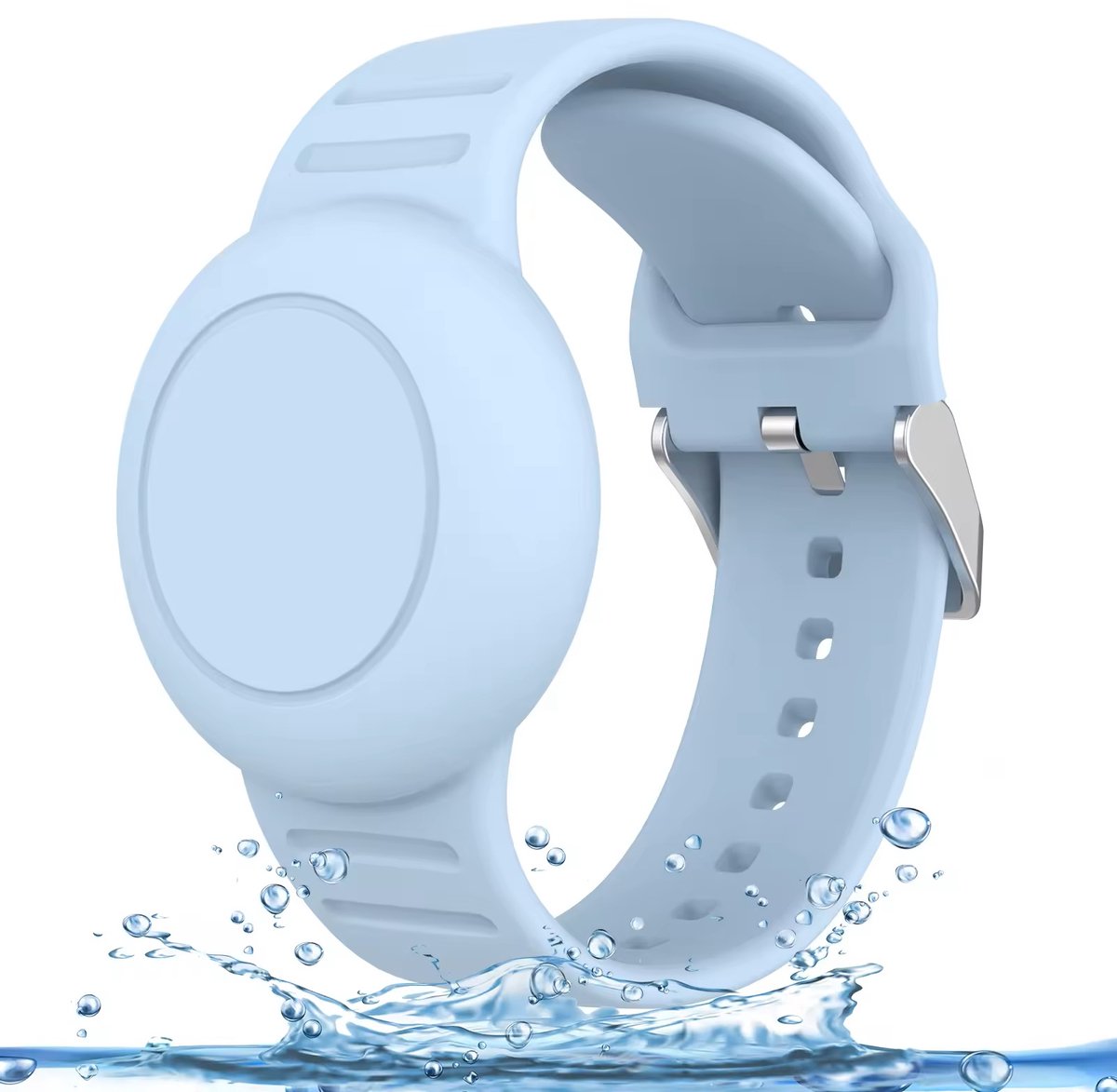 BlueTime - Horlogebandje Houder voor Tag - Exclusief Tag - Verstelbaar en Waterdicht - Veilig - Kind