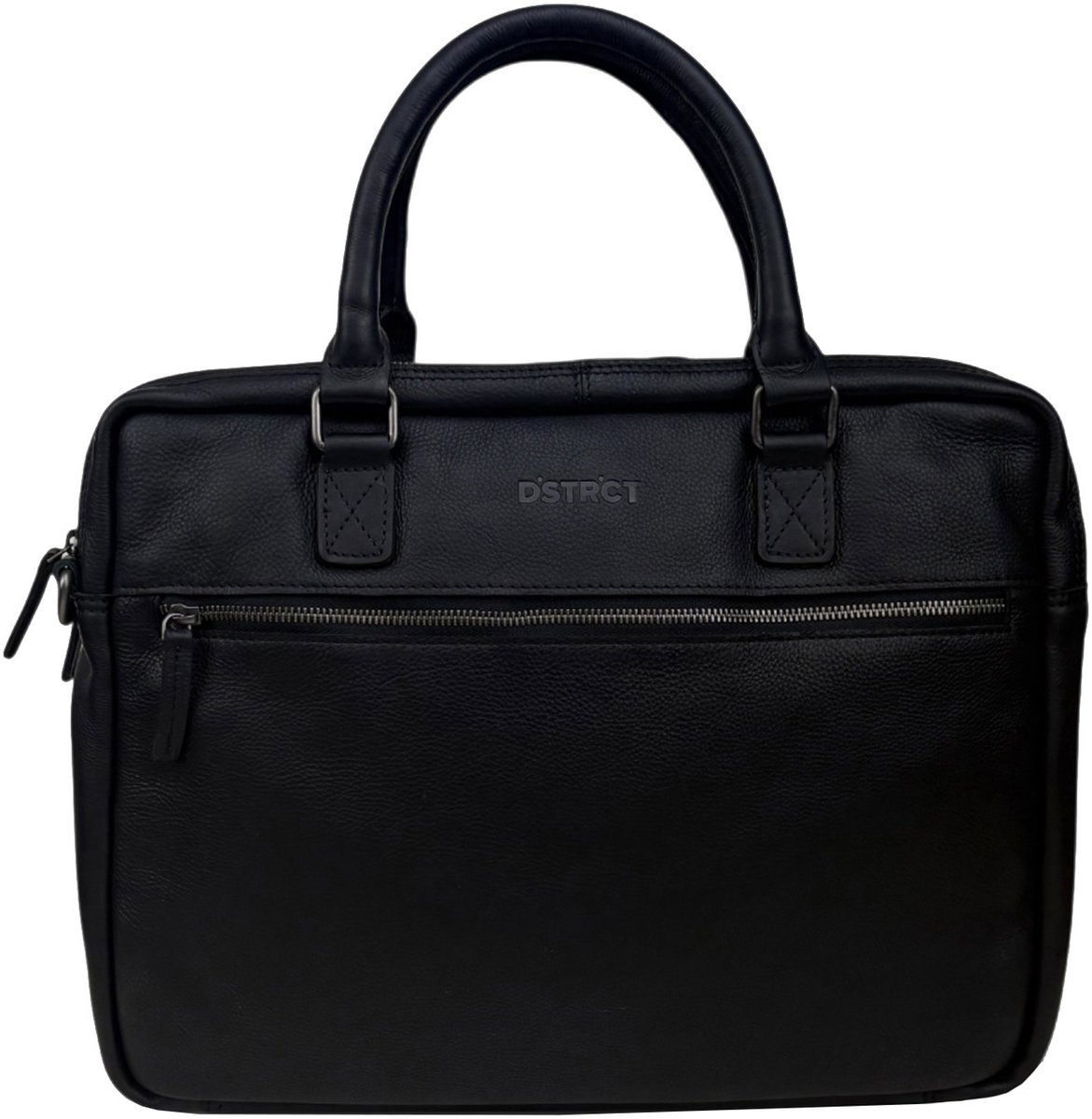 DSTRCT Laptoptas / Werktas - - 15.6 inch - Leer - Preston Park - Zwart