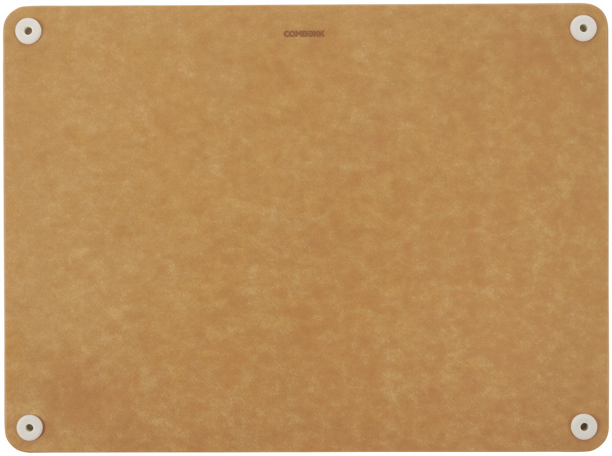 Combekk snijplank – FSC Geperst Hout – Microplasticvrij - Antibacterieel - Vaatwasserbestendig – 28x38 cm – Naturel