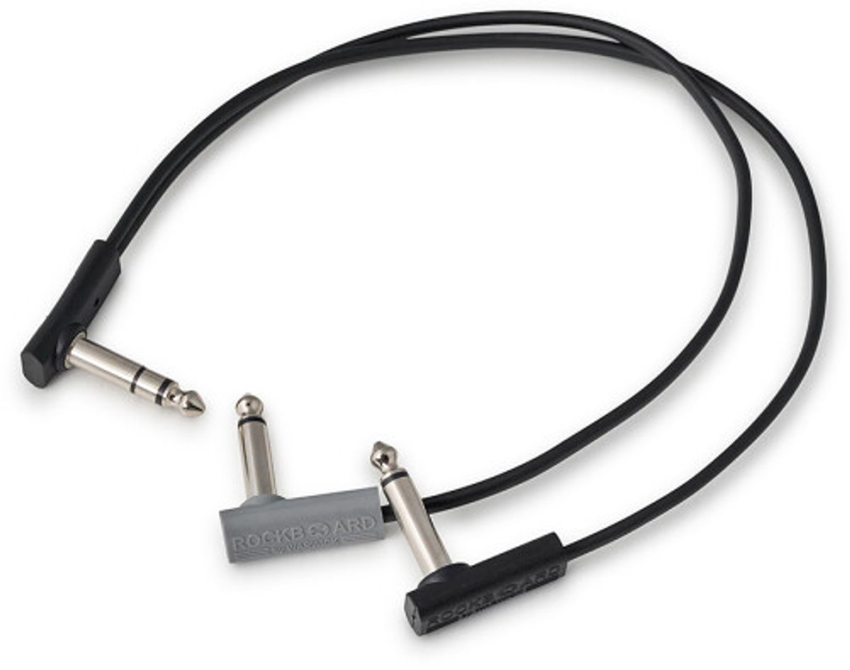 RockBoard Flat Patch Y-Splitter kabel haaks 30 cm