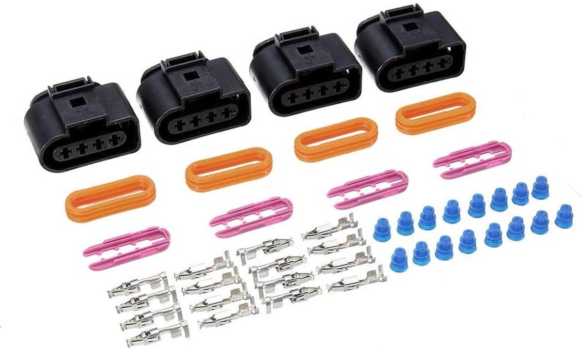 JGS Premium - Bobine Connector Reparatieset voor Audi A4 A6 A8 - Set van 4