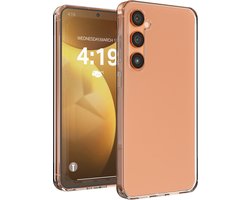 Hoesje Geschikt voor Samsung S24/S25 Hoes Shockproof Galaxy - My Case Bumper Air Case - transparant