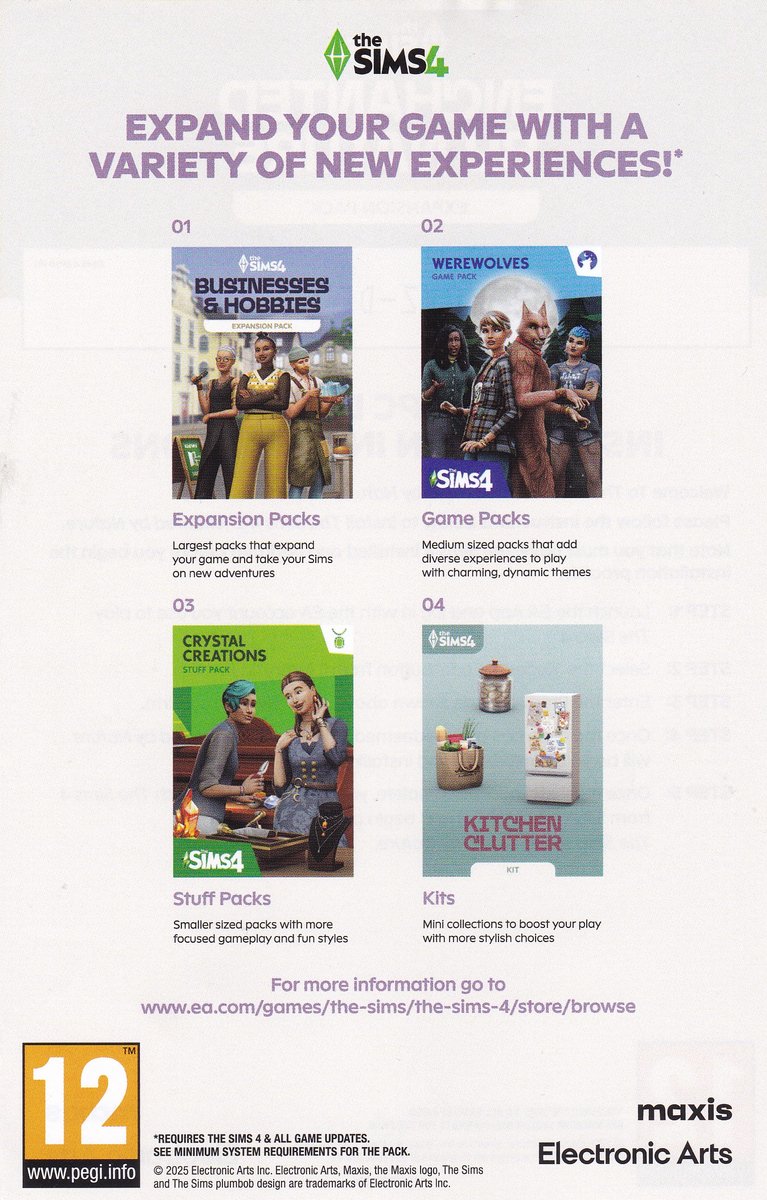 The Sims 4 - Enchanted By Nature Expansion Pack Code In Box PC