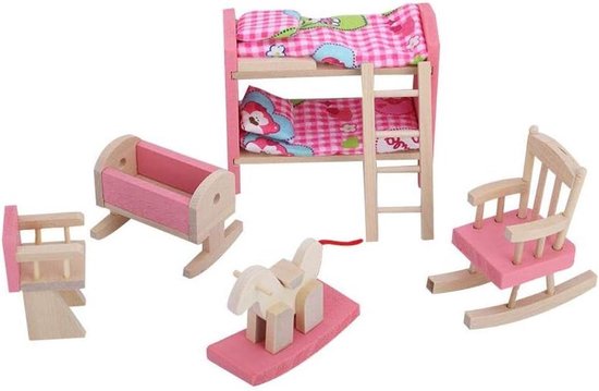 Poppenhuis Badkamerset, 1/12 Dollhouse Mini Meubels Porselein Badkamer Set Bloemen Toilet, Bad & Wastafel