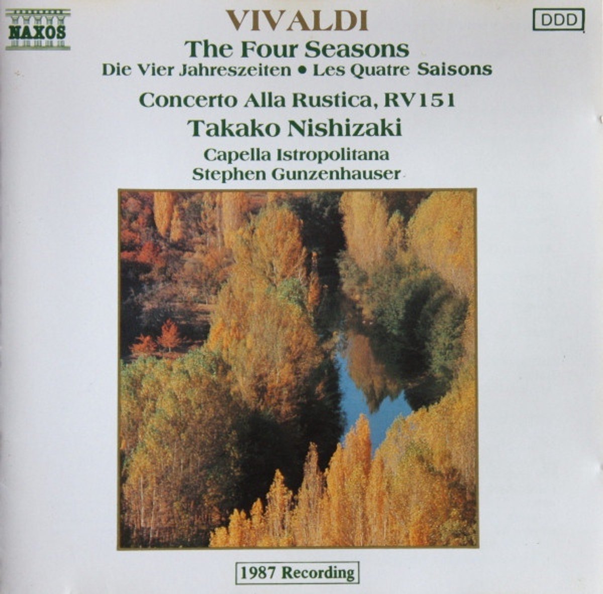 Antonio Vivaldi - The Four Seasons (Nishizaki / Gunzenhaus, Antonio Vivaldi, Use