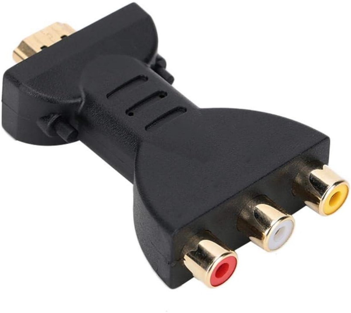 TOVBMUP Audio-HDMI naar RCA Video Converter - HDMI naar AV-adapter - Rood, wit en geel 1080P audio- en videosynchronisatie
