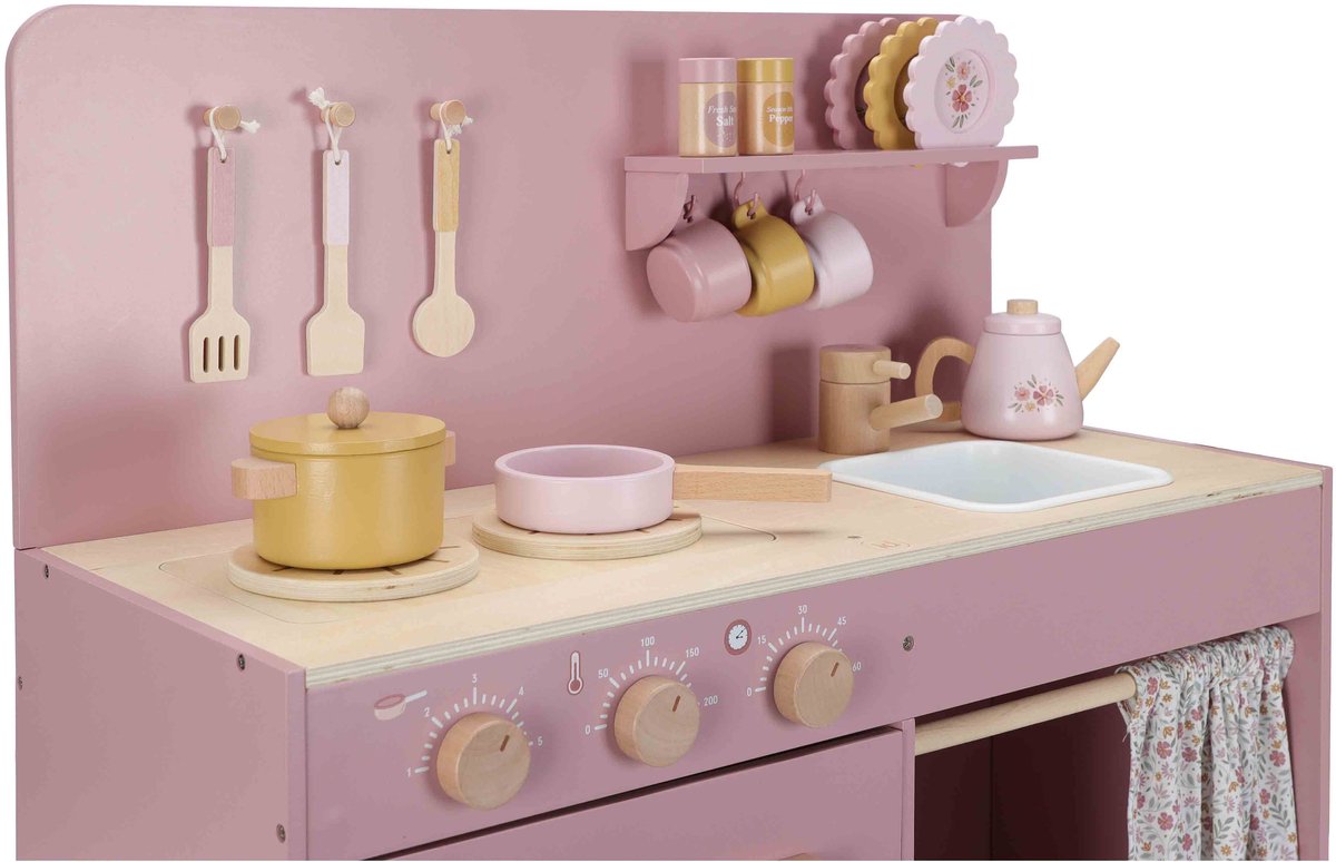 Little Dutch Speelkeuken - Hout - Pink — afbeelding 20