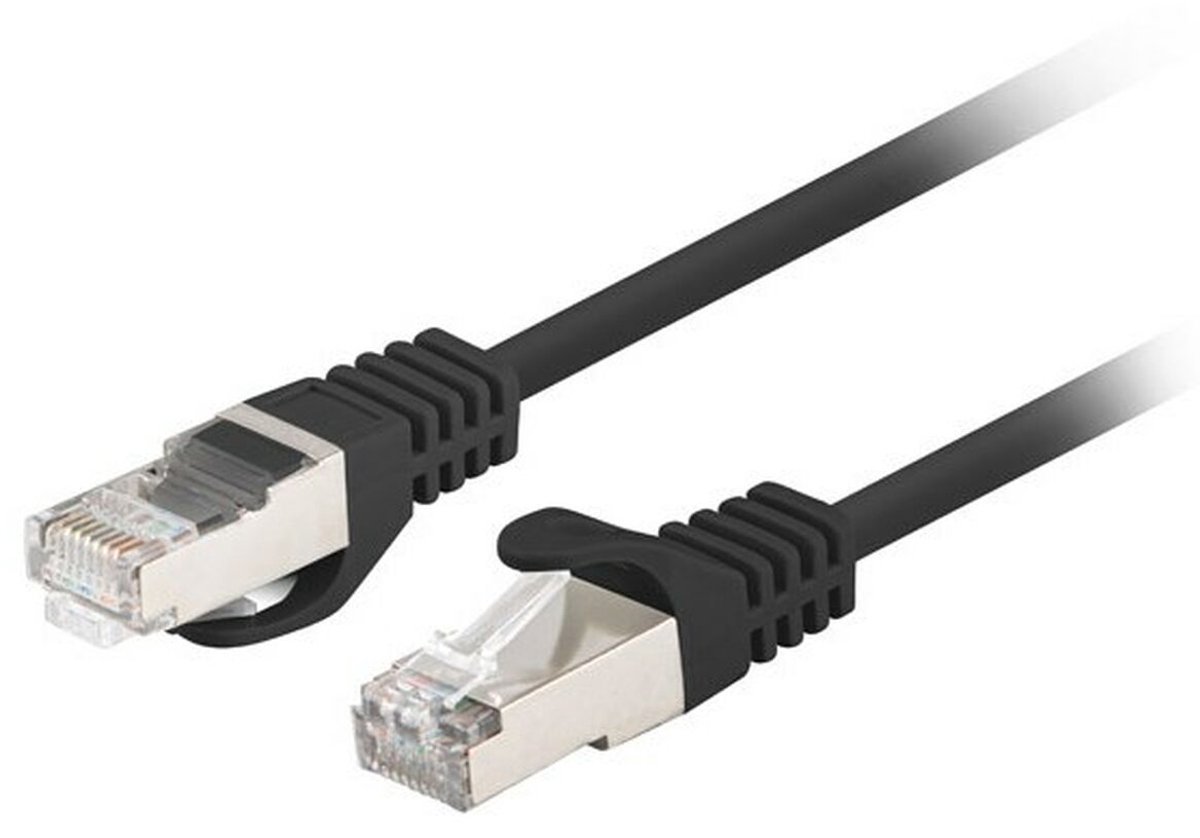 Stevige UTP-netwerkkabel categorie 6 Lanberg PCF6-20CC-0150-BK Zwart 1,5 m