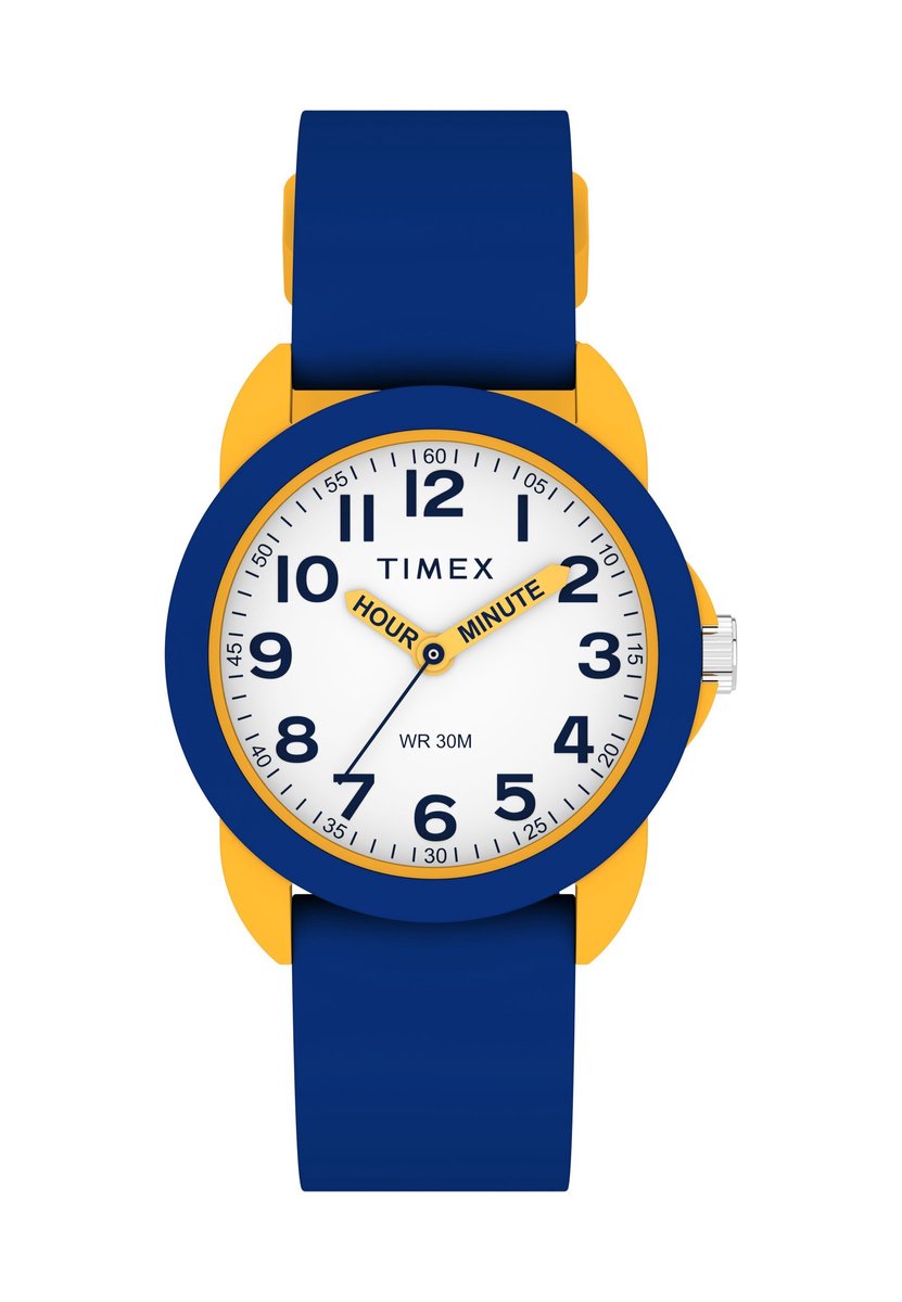 Timex Timex Kids Qa Quartz Analoog Horloge Blauw Case: 100% Siliconen | Armband: 100% Siliconen 30 TW2W92100VV, TW2W92200VV
