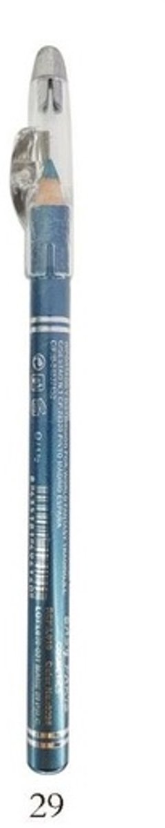 Easy Paris Cosmetics - Oogpotlood - Eyeliner Pencil - Extra Waterproof - Bondi Beach Blauw - Azul Bondi - Nummer 029 - Met puntenslijper - 1 Stuks