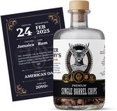 Deer Jimmy’s® Make Your Own Rum / Legendary Drink – Batch 24: Jamaican Rum Barrel Chips – Maak je eigen drank met eiken houtsnippers van een premium Rum vat