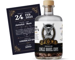 Deer Jimmy’s® Make Your Own Rum / Legendary Drink – Batch 24: Jamaican Rum Barrel Chips – Maak je eigen drank met eiken houtsnippers van een premium Rum vat Image