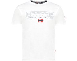 Geographical Norway - Heren Tee SS Jasic Shirt - Wit - Maat M