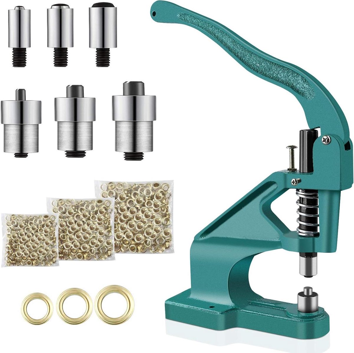 Grommet Die Mold, Handpers Machine Setter, Oogjes Grommet Die Mold, Handpers Machine Setter, Oogjes