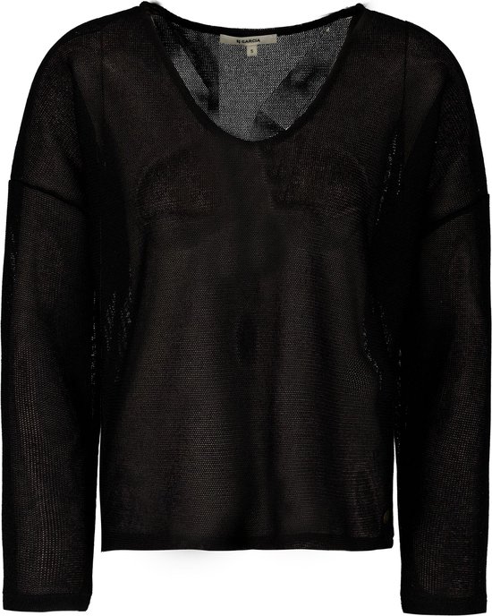 GARCIA Pull Femme Zwart - Taille M