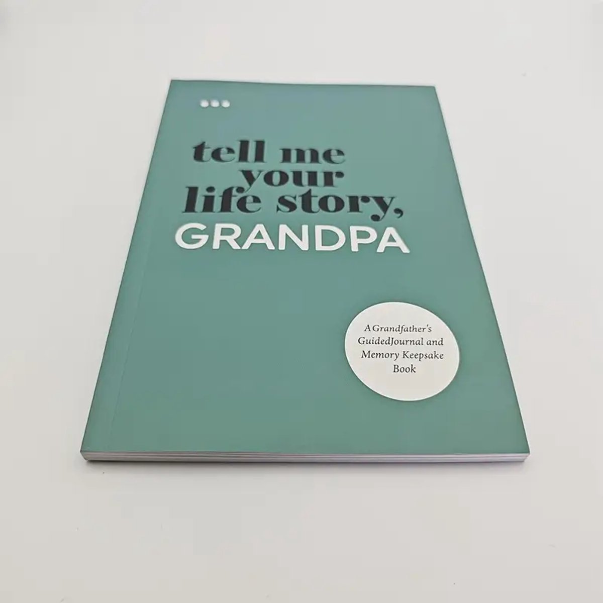 FA-VE Vertel Eens Invulboek – Opa, Vertel Eens | Herinneringsboek voor Opa – Engels