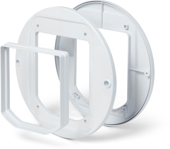 Cat Mate Adapterset voor Kattenluiken voor Wanden en Glazen Panelen - wit - 361W