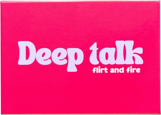 Deeptalk - Flirt and Fire - Kaartspel - Praatkaarten - Gesprekskaarten - Cardgame - Dating editie - 100 speelkaarten