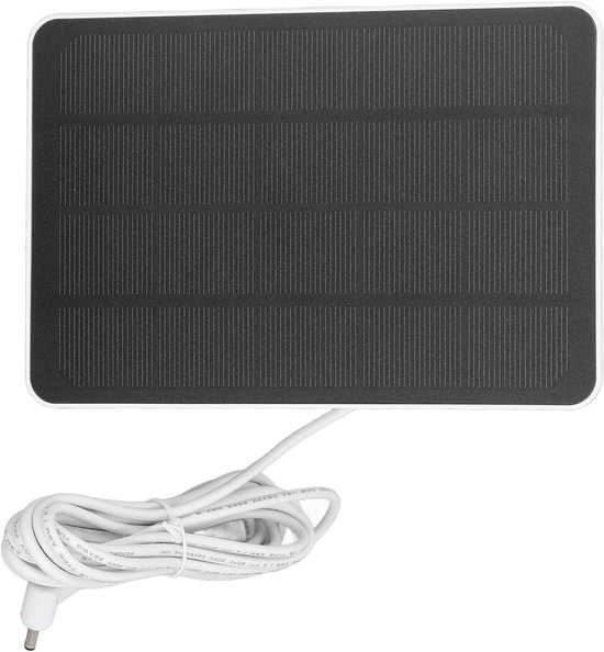 8W zonnepaneel voor ringcamera, zonnelader met DC35* 135-poort en 3M/9.8FT kabel (vatstekker naar USB-C-adapter), past op Ring Stick Up Cam batterij, Spotlight Plus/Pro met snel opladen