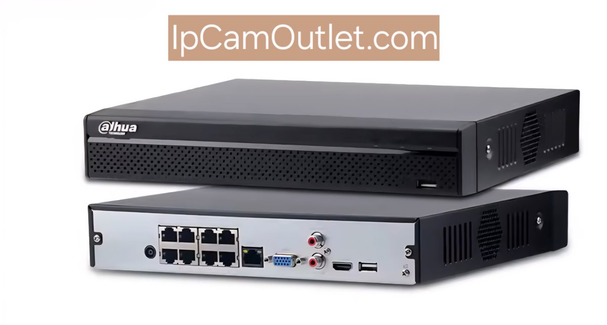 Dahua 4K NVR NVR2108HS-8P-4KS3 8POE NETWERKRECORDEER bewakingsrecorder beveiligingsrecorder ip camera videorecorder video recorder