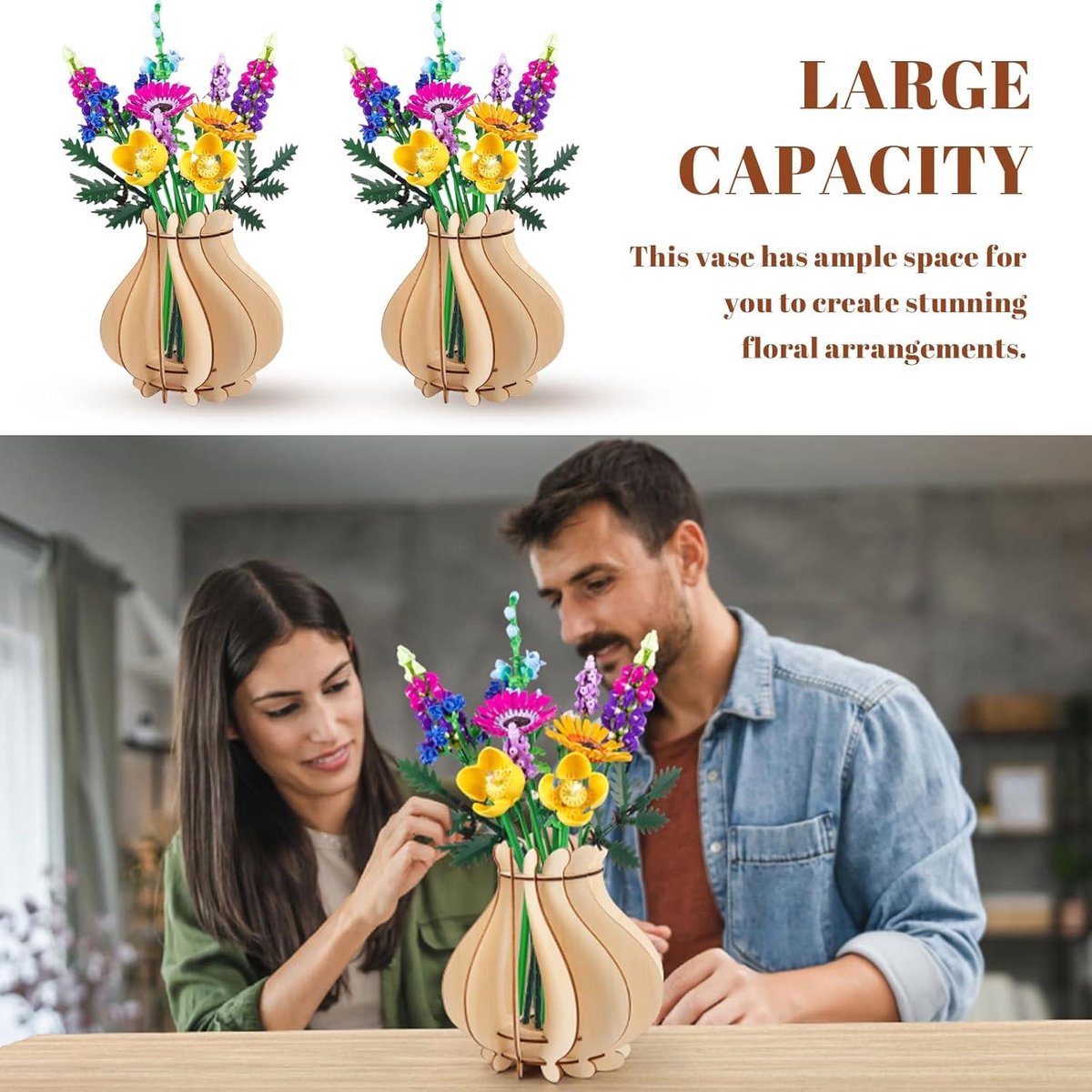 Knutsel bloemen - Duurzaam houten speelgoed