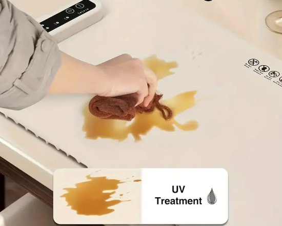 WoodyDoody Elektrische Verwarm Mat Warmhoudplaat Gerechten Dienblad EU VERSIE Celcius - XXL Bordenwarmer - Eenvoudig Ontdooien Diepvries Producten - Draagbare Voedselverwarmer met 3 Standen - Timer Functie Eenvoudig op te Bergen - Drogen Servies — afbeelding 4