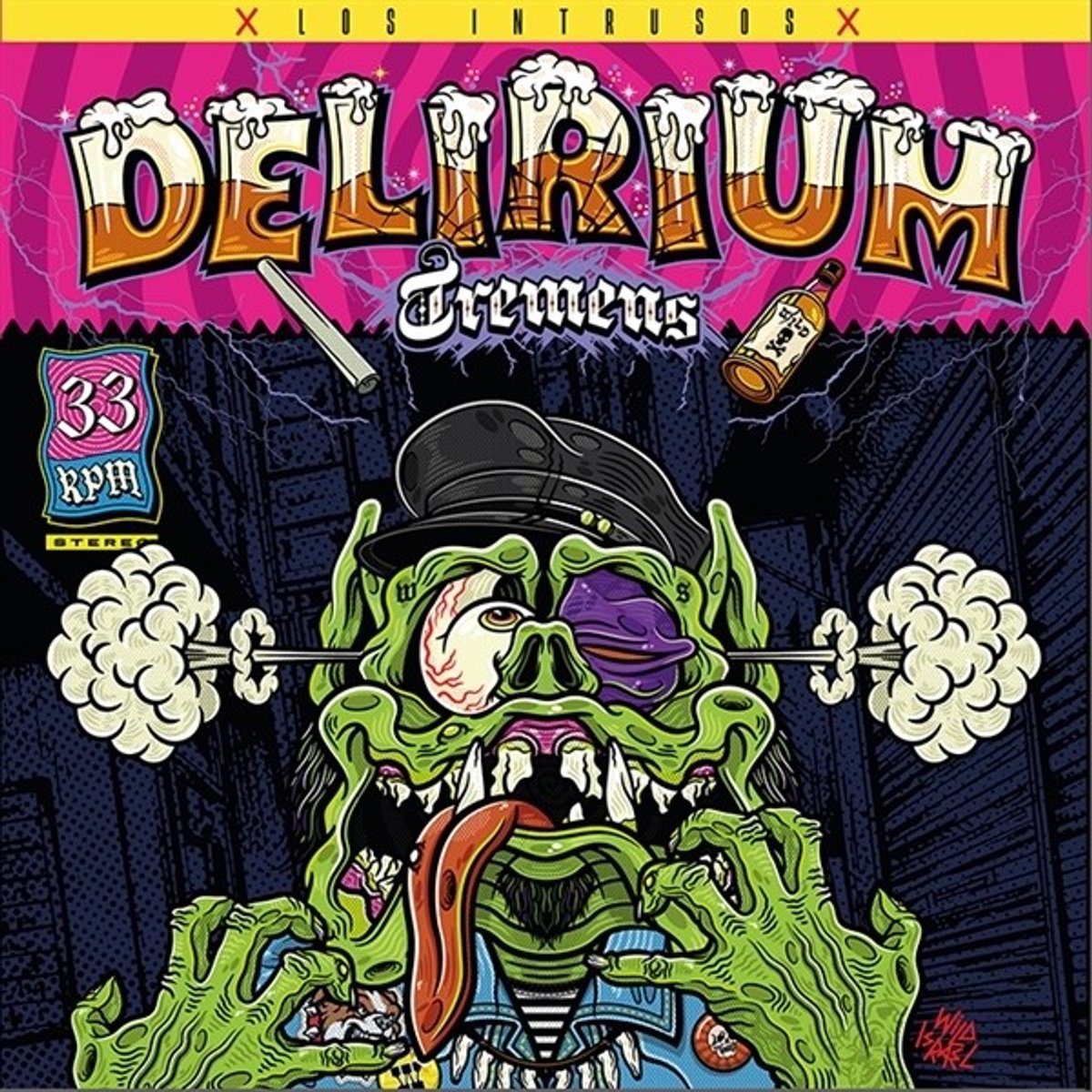 Los Intrusos - Delirium Tremens (LP) (Coloured Vinyl)