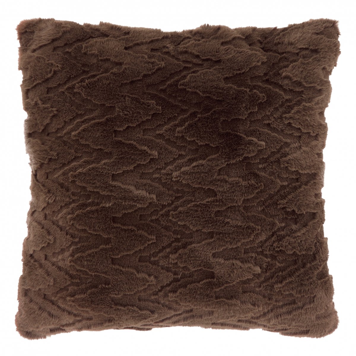 Unique Living Sierkussen Liora - Stof - Bruin - 45 x 45 x 0 cm (BxHxD)