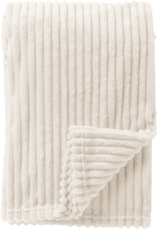 Dutch Decor Plaid Marthy 140x180 cm blanc