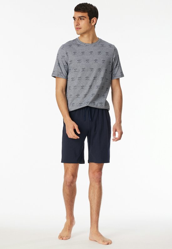Schiesser – 95/5 – Pyjama – 182608 – Night Blue – Maat L