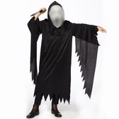 Scream verkleed gewaad voor kinderen - zwart - Carnavalskleding Scary Movie - Halloween - zonder masker 152