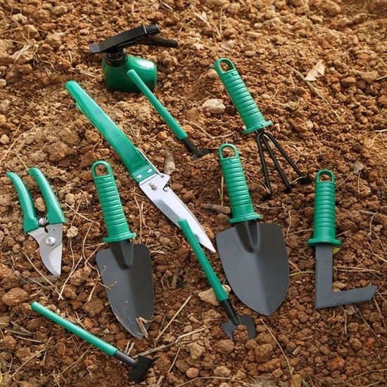 Ceruzo Tuingereedschapset 10-delig - Met Koffer - Tuin-Balkon-Camping van Ceruzo — afbeelding 4