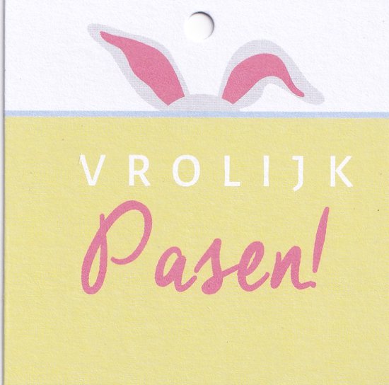 Bloemenkaartjes - 25 Stuks - Mini Kaartjes - 7 x 7 cm - Bloemist - Kadootjes - Pasen! - JK-252