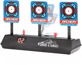 Boog en pijl set voor kinderen Compatibel met Nerf Gun kogels, 12-pijl clip geschoten schuim kogel speelgoed boogschiet set met 36 schuim pijlen voor jongens en meisjes, Kinderen verjaardagscadeaus