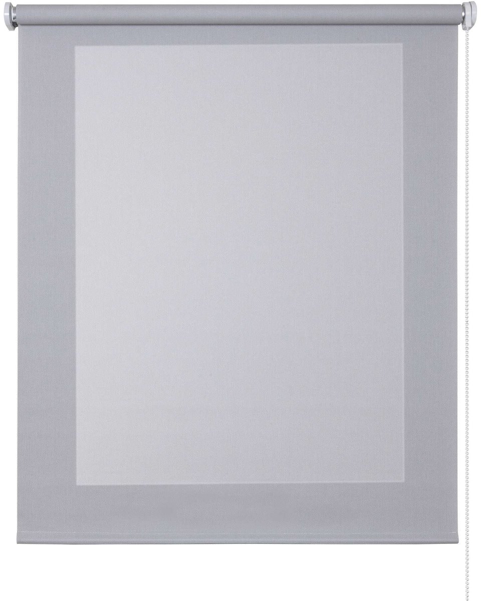 Storesdeco - Screen rolgordijn, doorschijnend, thermische isolatie, Grijs, 160x250 cm