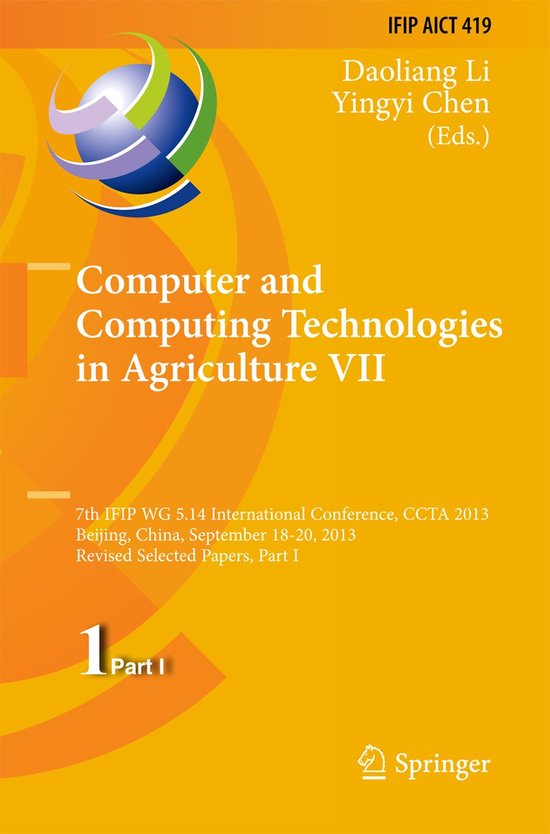 Computer and Computing Technologies in Agriculture VII - cover