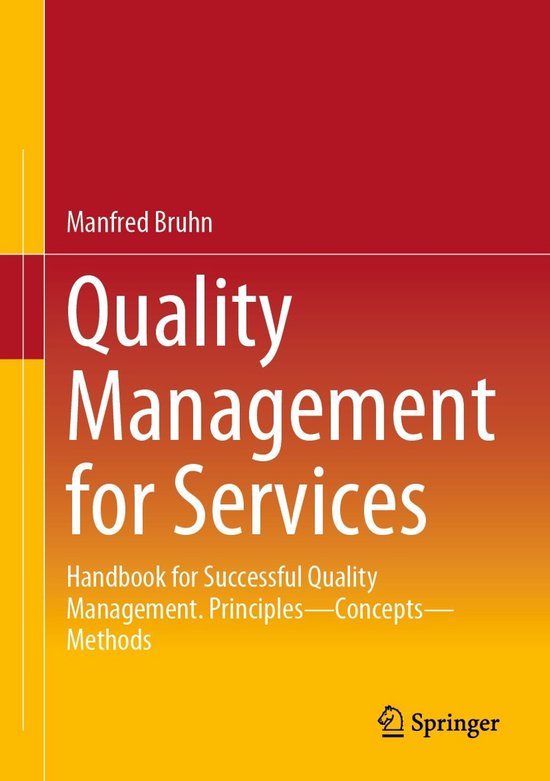 Quality Management for Services - cover