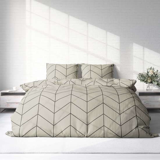 Dekbedovertrek 100% Katoen Premium - 240 x 220cm (Lits-jumeaux) - Grate